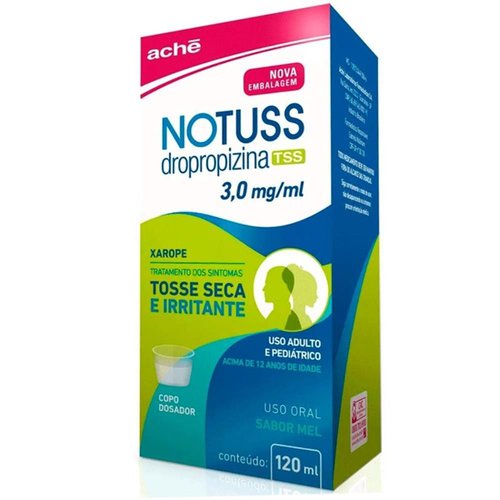 Notuss Tss 3,0Mg com 120ml Notuss Tss 3,0Mg com 120ml