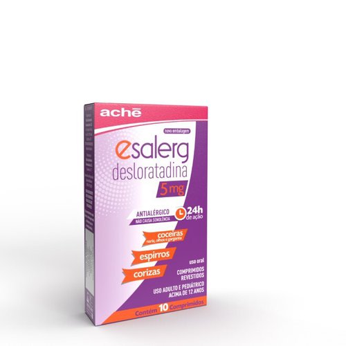 Esalerg 5Mg com 10 Comprimidos Esalerg 5Mg com 10 Comprimidos