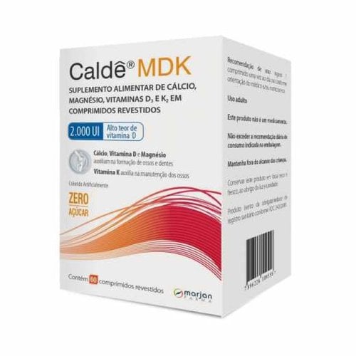 Caldê Mdk 2000Ui Com 60 Comprimidos Revestidos Caldê Mdk 2000Ui Com 60 Comprimidos Revestidos
