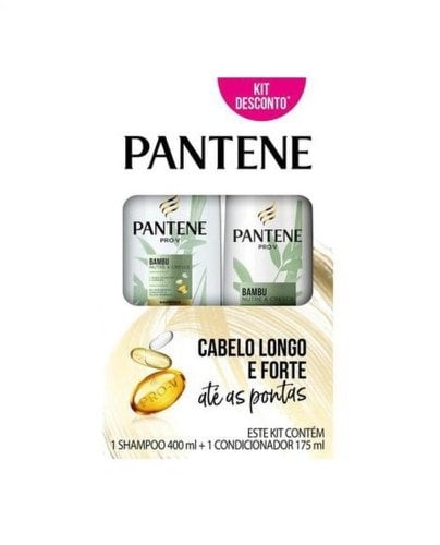 Shampoo Pantene Bambu 400Ml + Condicionador Pantene Bambu 175Ml Kit Shampoo Pantene Bambu 400Ml + Condicionador Pantene Bambu 175Ml Kit