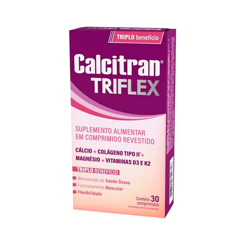 Calcitran Triflex com 30 Comprimidos Calcitran Triflex com 30 Comprimidos