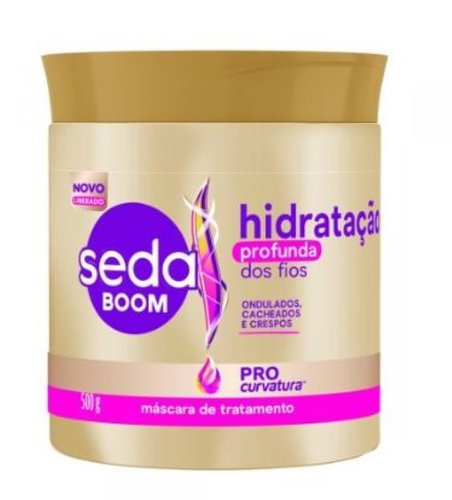 Máscara De Tratamento Seda Boom Hidratação Profunda 500g Máscara De Tratamento Seda Boom Hidratação Profunda 500g