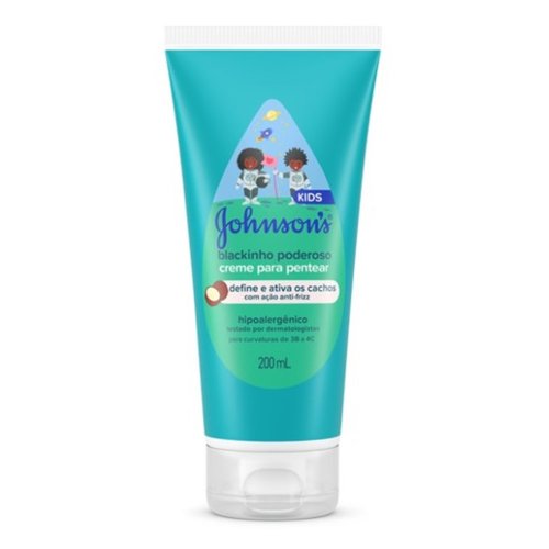 Creme para Pentear J&J Blackinho Poderoso 200ml Creme para Pentear J&J Blackinho Poderoso 200ml