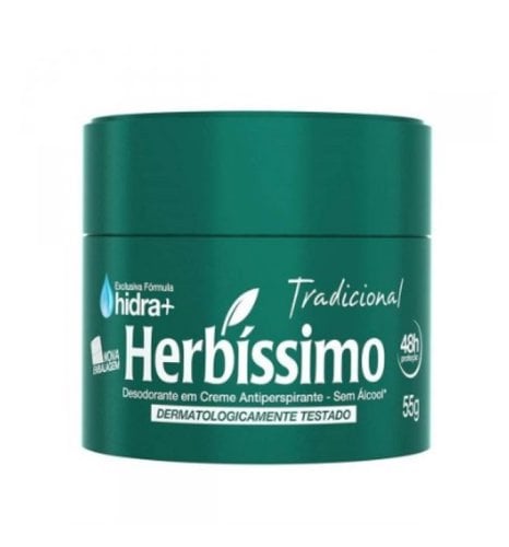 Desodorante Creme Herbíssimo tradicional 55g Desodorante Creme Herbíssimo tradicional 55g