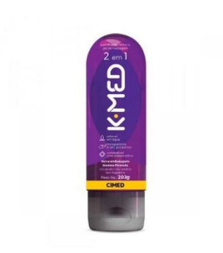 Gel Lubrificante Íntimo K Med 2Em 1 203g Gel Lubrificante Íntimo K Med 2Em 1 203g