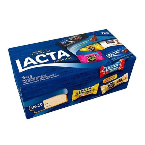 Caixa De Bombons Lacta Sortidos Favoritos 250g Caixa De Bombons Lacta Sortidos Favoritos 250g