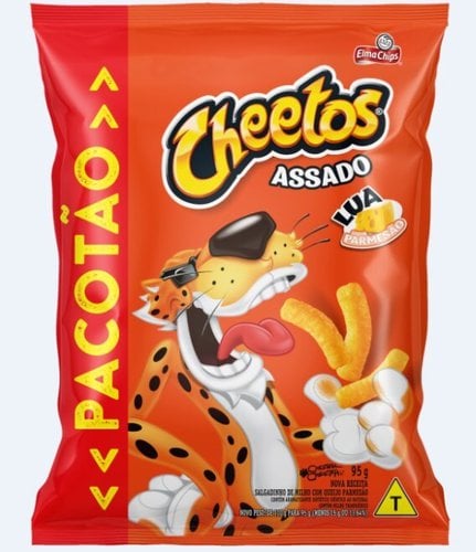 Salgadinho Cheetos Assado Lua Sabor Parmesão 95g Salgadinho Cheetos Assado Lua Sabor Parmesão 95g