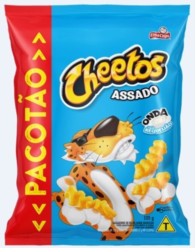 Salgadinho Cheetos Assado Onda Sabor Requeijão 105g Salgadinho Cheetos Assado Onda Sabor Requeijão 105g
