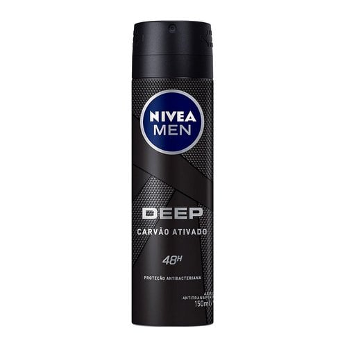 Desodorante Aerossol Nivea Carvão Ativado Men 150ml Desodorante Aerossol Nivea Carvão Ativado Men 150ml