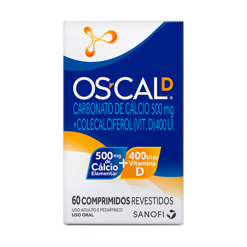 Os-Cal D Mobility 500Mg De Cálcio + 400UI De Vitamina D Com 60 Comprimidos Os-Cal D Mobility 500Mg De Cálcio + 400UI De Vitamina D Com 60 Comprimidos