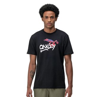 Camiseta Oakley Masc Mod Frog Graphic Tee Preta - Faz a Boa!