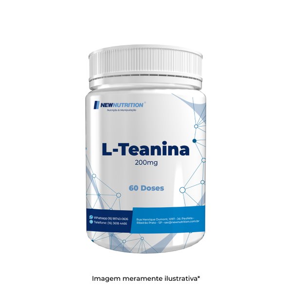 Teanina 200mg 60 cápsulas Teanina 200mg 60 cápsulas