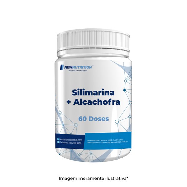 Silimarina 200mg + Alcachofra 400mg 60 cápsulas Silimarina 200mg + Alcachofra 400mg 60 cápsulas