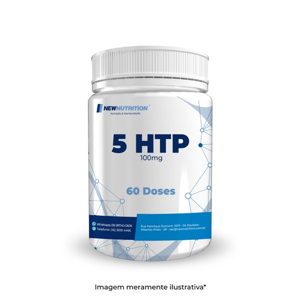 5 HTP (5 Hidroxitriptofano) - 100mg 60 cápsulas 5 HTP (5 Hidroxitriptofano) - 100mg 60 cápsulas