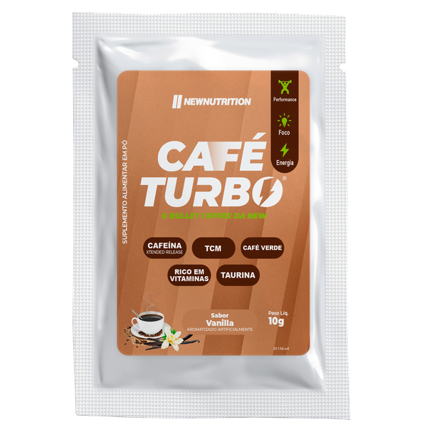 Sachê unid CAFÉ TURBO® em Pó 10g Sachê unid CAFÉ TURBO® em Pó 10g
