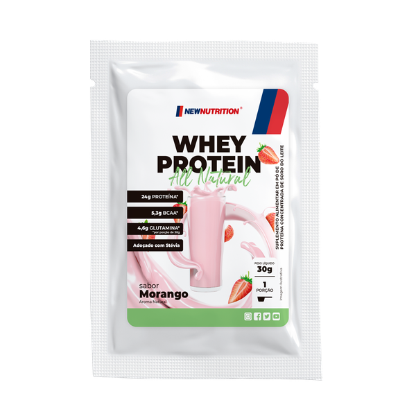 Sachê unid Whey Concentrado All Natural 30g Sachê unid Whey Concentrado All Natural 30g