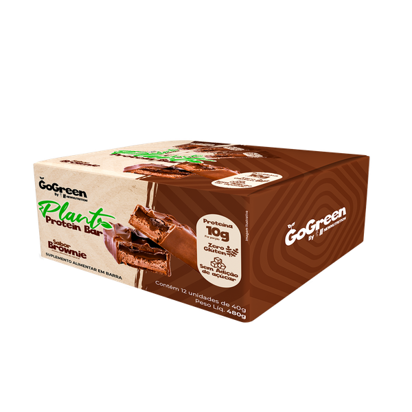 Caixa Barrinha Vegana Plants Protein Bar 40g Caixa Barrinha Vegana Plants Protein Bar 40g