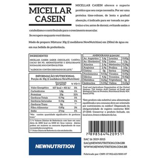 Caseína Micellar 900g Caseína Micellar 900g