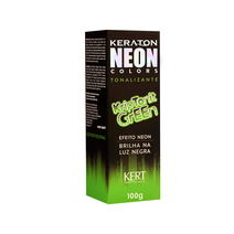 Tonalizante Keraton Hard Color Neon Kriptonit Green - 100g