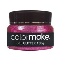 Gel Colormake Glitter Pink 150g