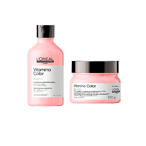 Kit L'oréal Vitamino color - Shampoo vitamino color 300ml + Máscara vitamino color 250g