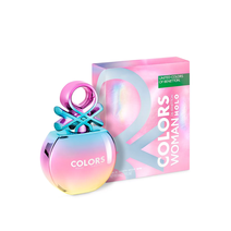 Perfume Feminino Eau de Toilette Benetton Colors Pink Woman Holo - 80ml