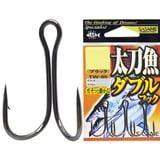 Anzol De Pesca Sasame Double Hook TW05 Black Nickel Anzol De Pesca Sasame Double Hook TW05 Black Nickel