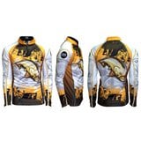 Camisa Rock Fishing River Fisher 35 + UV Dourado Camisa Rock Fishing River Fisher 35 + UV Dourado