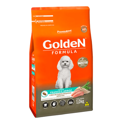Ração Seca PremieR Pet GoldeN Formula Frango e Arroz para Cães Adultos de Raças Pequenas Ração Seca PremieR Pet GoldeN Formula Frango e Arroz para Cães Adultos de Raças Pequenas