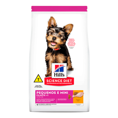 Ração Seca Hills Science Diet Para Cães Filhotes Raças Pequenas E Miniatura - 800 G Ração Seca Hills Science Diet Para Cães Filhotes Raças Pequenas E Miniatura - 800 G