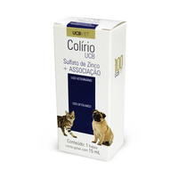 Colírio UCBVET Sulfato de Zinco + Associações para Cães e Gatos
