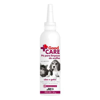 Pó Para Limpeza De Orelha Mundo Anima Good Care Para Cães E Gatos - 20 G Pó Para Limpeza De Orelha Mundo Anima Good Care Para Cães E Gatos - 20 G