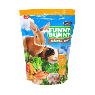 Ração Supra Funny Bunny Delícias da Horta Coelhos, Hamster e Outros Pequenos Roedores - 1,8kg Ração Supra Funny Bunny Delícias da Horta Coelhos, Hamster e Outros Pequenos Roedores - 1,8kg