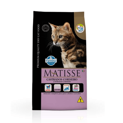 Ração Seca Farmina Matisse Para Gatos Adultos Castrados Cordeiro - 7.5 Kg Ração Seca Farmina Matisse Para Gatos Adultos Castrados Cordeiro - 7.5 Kg