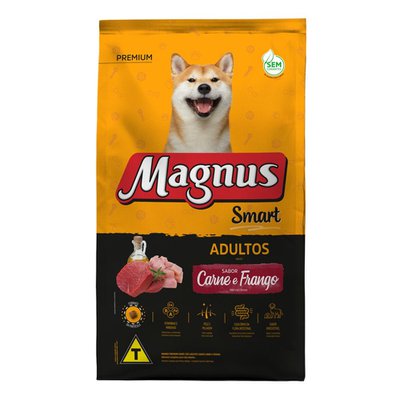 Ração Seca Magnus Premium Smart Carne para Cães Adultos Ração Seca Magnus Premium Smart Carne para Cães Adultos