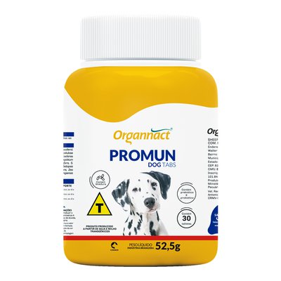 Suplemento Vitamínico Organnact Promun Dog Tabs 52,5g para Cães - 30 Tabletes Suplemento Vitamínico Organnact Promun Dog Tabs 52,5g para Cães - 30 Tabletes