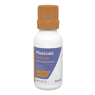 Antiemético Biovet Plasivet Em Gotas - 20 Ml Antiemético Biovet Plasivet Em Gotas - 20 Ml