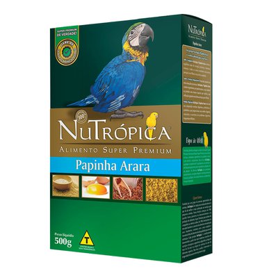 Ração Nutrópica Super Premium Extrusado Papinha para Arara Ração Nutrópica Super Premium Extrusado Papinha para Arara
