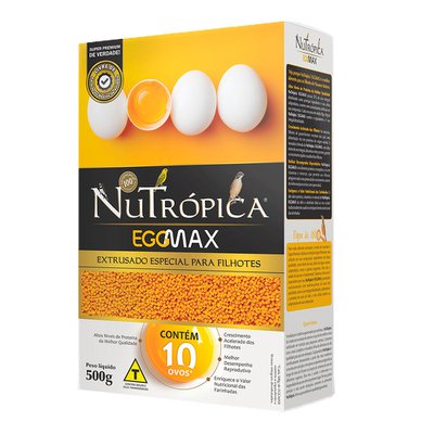 Ração Nutrópica EGGMAX Extrusado Especial para Filhotes de Aves Ração Nutrópica EGGMAX Extrusado Especial para Filhotes de Aves