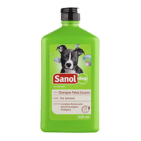 Sanol Shampoo Dog Pelos Escuros 500ml