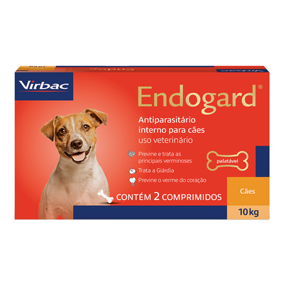 Vermífugo Virbac Endogard para Cães até 10kg Vermífugo Virbac Endogard para Cães até 10kg