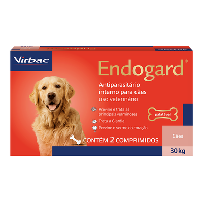 Vermífugo Virbac Endogard para Cães até 30kg Vermífugo Virbac Endogard para Cães até 30kg