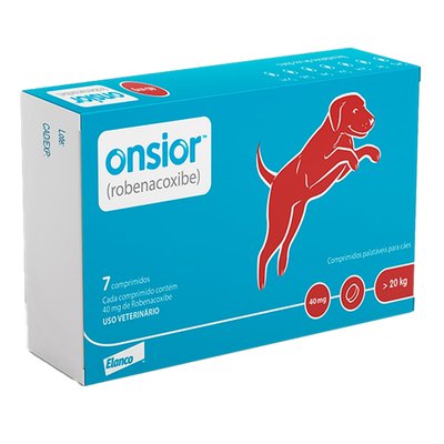 Anti-inflamatório Elanco Onsior 40mg para Cães acima de 20kg Anti-inflamatório Elanco Onsior 40mg para Cães acima de 20kg
