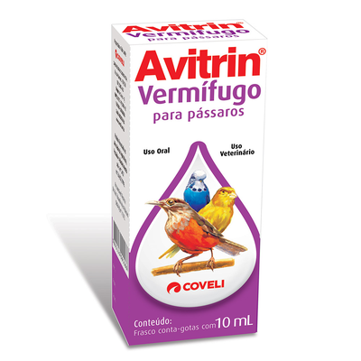 Vermífugo Coveli Avitrin para Pássaros Vermífugo Coveli Avitrin para Pássaros