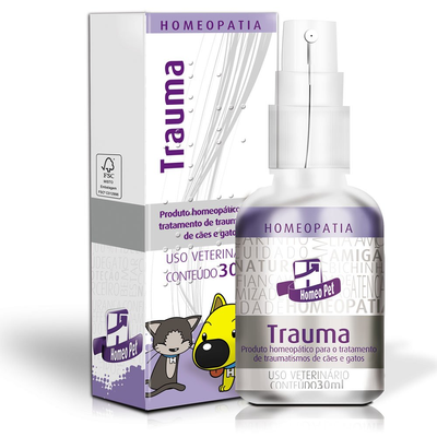 Sistema de Terapia Homeopet Trauma para Cães e Gatos Sistema de Terapia Homeopet Trauma para Cães e Gatos