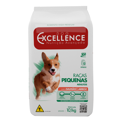 Ração Seca Dog Excellence Raças Pequenas Adulto Salmão 10.1kg Ração Seca Dog Excellence Raças Pequenas Adulto Salmão 10.1kg