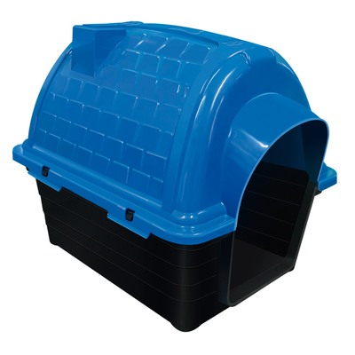 Casa Furacão Pet Plástico Iglu Azul para Cães - Tam.03 Casa Furacão Pet Plástico Iglu Azul para Cães - Tam.03