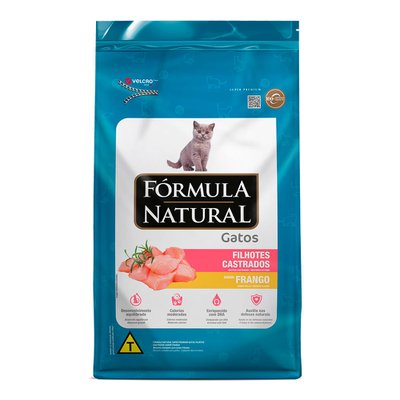 Ração Seca Fórmula Natural Super Premium Frango para Gatos Filhotes Castrados Ração Seca Fórmula Natural Super Premium Frango para Gatos Filhotes Castrados