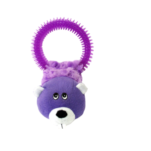Brinquedo Savana Pelúcia com Mordedor Esquilo Roxo para Cães Brinquedo Savana Pelúcia com Mordedor Esquilo Roxo para Cães