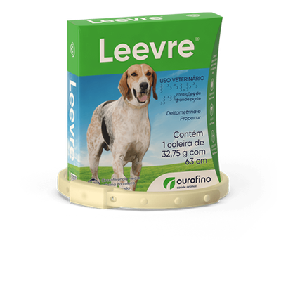 Coleira Antipulgas e Carrapatos Ourofino Leevre para Cães de Grande Porte Coleira Antipulgas e Carrapatos Ourofino Leevre para Cães de Grande Porte